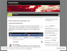 Tablet Screenshot of kvaerulanten.wordpress.com