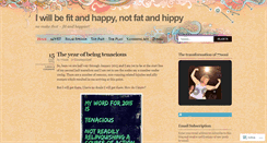 Desktop Screenshot of fitandhappynotfatandhippy.wordpress.com