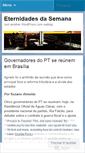 Mobile Screenshot of eternidadesdasemana.wordpress.com