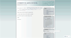 Desktop Screenshot of currituckartscouncil.wordpress.com