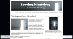 Desktop Screenshot of leavingscientology.wordpress.com