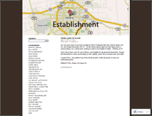 Tablet Screenshot of abileneestablishment.wordpress.com