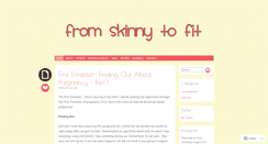 Desktop Screenshot of fromskinnytofit.wordpress.com