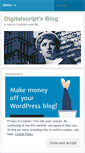 Mobile Screenshot of digitalscript.wordpress.com