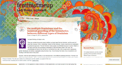 Desktop Screenshot of feministmeup.wordpress.com