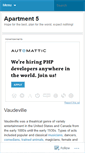 Mobile Screenshot of apartment5blog.wordpress.com