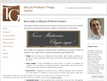 Tablet Screenshot of professorgomes.wordpress.com