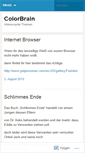 Mobile Screenshot of colorbrain.wordpress.com