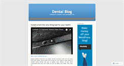 Desktop Screenshot of dentalappt.wordpress.com