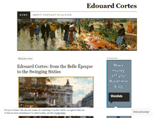 Tablet Screenshot of edouardcortes.wordpress.com