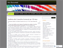 Tablet Screenshot of aicibucuresti.wordpress.com