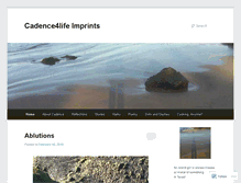 Tablet Screenshot of cadence4life.wordpress.com