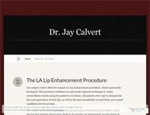 Tablet Screenshot of drjaycalvert.wordpress.com