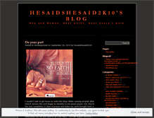 Tablet Screenshot of hesaidshesaid2k10.wordpress.com