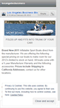 Mobile Screenshot of losangelesbusiness.wordpress.com