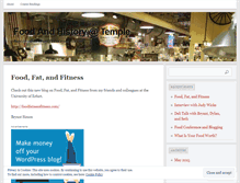 Tablet Screenshot of foodandhistoryattemple.wordpress.com