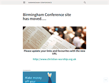 Tablet Screenshot of birminghamconference.wordpress.com