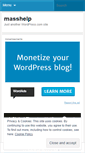 Mobile Screenshot of masshelp.wordpress.com