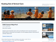 Tablet Screenshot of keatingoutofschoolcare.wordpress.com