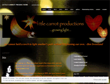 Tablet Screenshot of littlecarrotproductions.wordpress.com