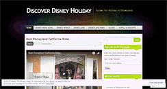 Desktop Screenshot of discoverdisney.wordpress.com