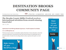 Tablet Screenshot of destinationbrookscommunitypage.wordpress.com