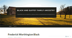 Desktop Screenshot of blackfamilyancestry.wordpress.com