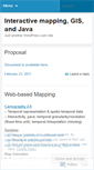 Mobile Screenshot of interactivemapping.wordpress.com