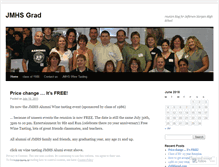 Tablet Screenshot of jmhsgrad.wordpress.com