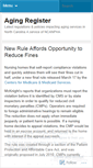 Mobile Screenshot of agingregisternc.wordpress.com
