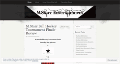 Desktop Screenshot of mstarrentertainment.wordpress.com