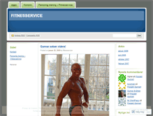 Tablet Screenshot of fitnesservice.wordpress.com