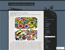 Tablet Screenshot of crazyaboutcrafting.wordpress.com
