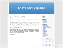 Tablet Screenshot of erichgams.wordpress.com