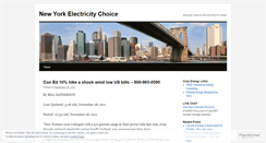 Desktop Screenshot of newyorkelectricity.wordpress.com