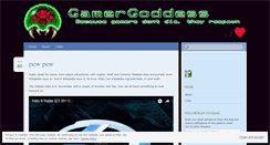 Desktop Screenshot of goddessofrespawn.wordpress.com