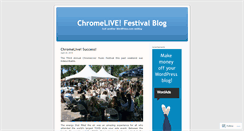 Desktop Screenshot of chromelive.wordpress.com