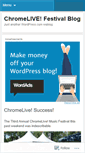 Mobile Screenshot of chromelive.wordpress.com
