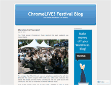 Tablet Screenshot of chromelive.wordpress.com