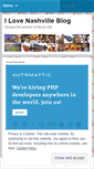 Mobile Screenshot of ilovenashvilleblog.wordpress.com