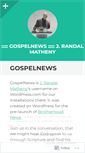 Mobile Screenshot of gospelnews.wordpress.com