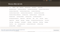 Desktop Screenshot of divorceallentx.wordpress.com