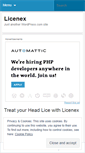 Mobile Screenshot of licenex.wordpress.com