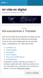 Mobile Screenshot of mividaendigital.wordpress.com