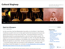 Tablet Screenshot of culturalslagheap.wordpress.com