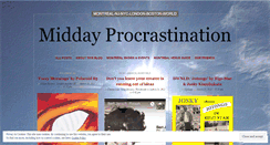 Desktop Screenshot of middayprocrastination.wordpress.com