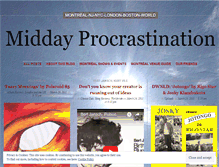 Tablet Screenshot of middayprocrastination.wordpress.com