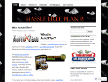 Tablet Screenshot of hasslefreeplanb.wordpress.com