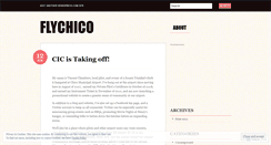 Desktop Screenshot of flychico.wordpress.com