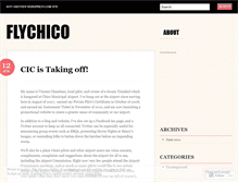 Tablet Screenshot of flychico.wordpress.com